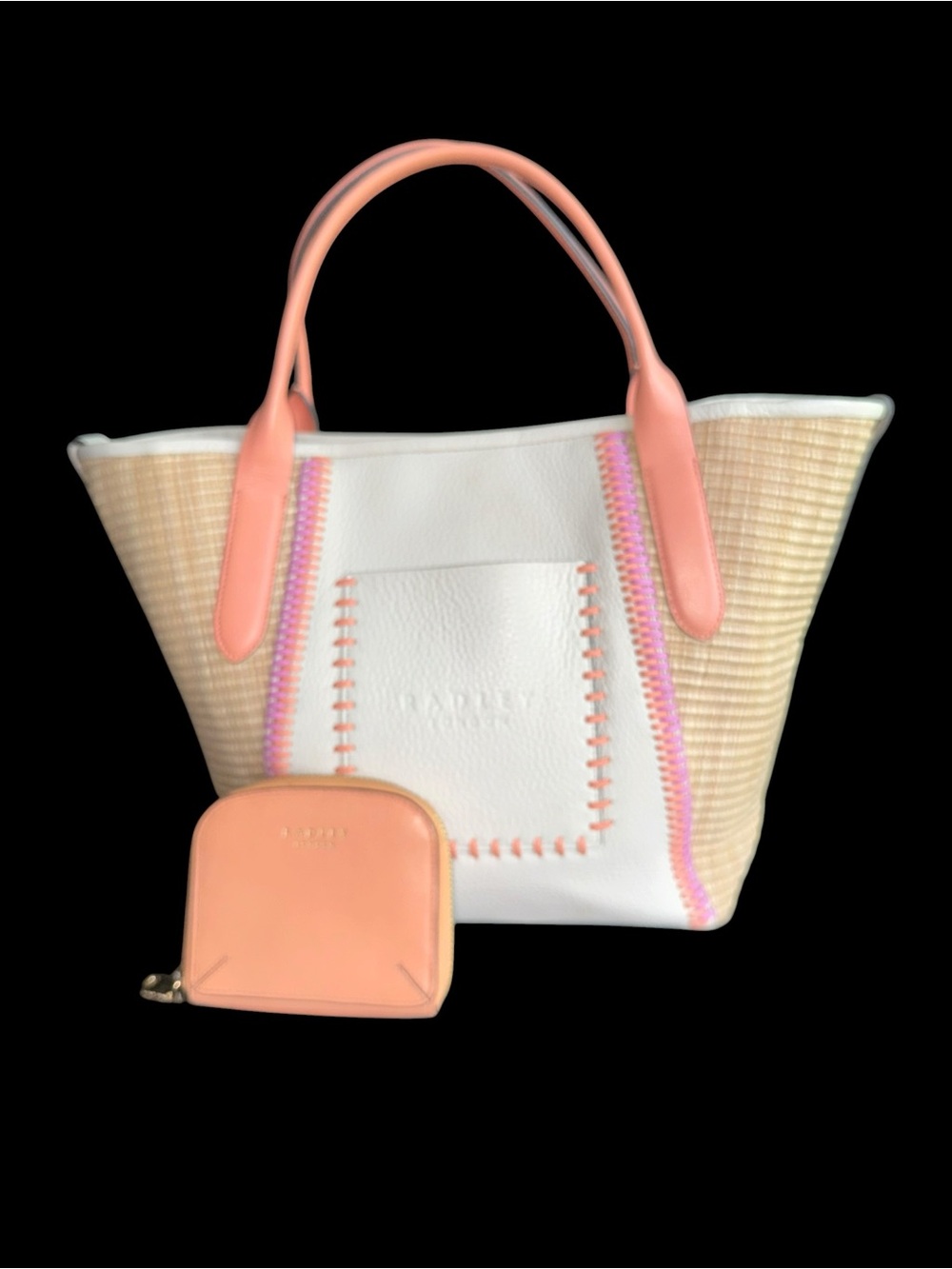 Radley London Park Place Woven Grab Top w/ Wallet